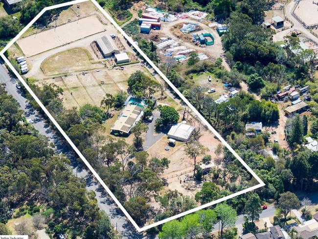 The site of the proposed redevelopment on Laitoki Rd, Terrey Hills. Picture: Supplied