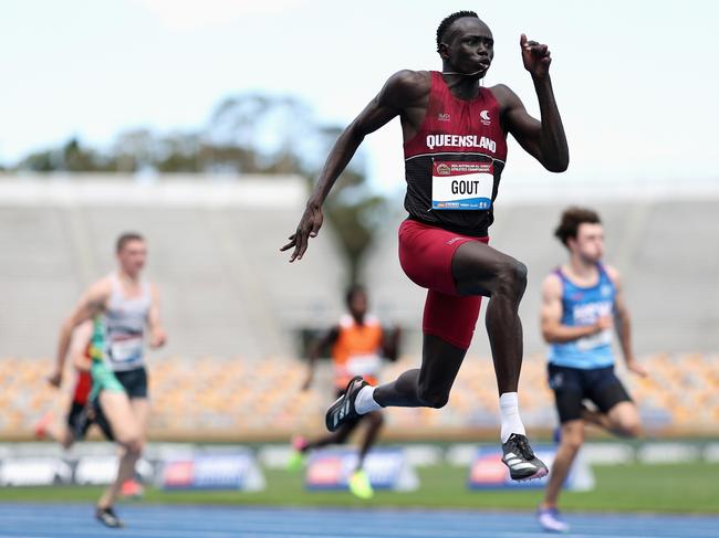 Teen sprint sensation Gout Gout will be among the field. Picture: Getty Images