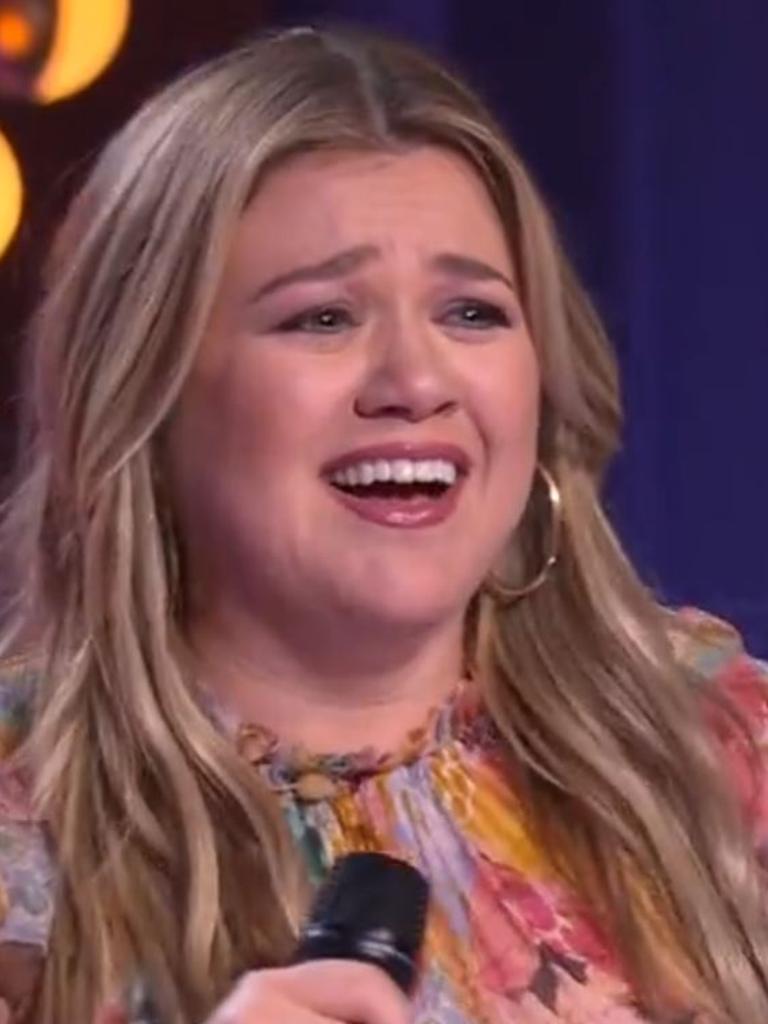 Kelly Clarkson, apparently not a big Kelly Clarkson fan.