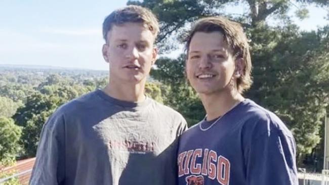 Antonio Loiacono, pictured with little brother Jack. Picture: Supplied