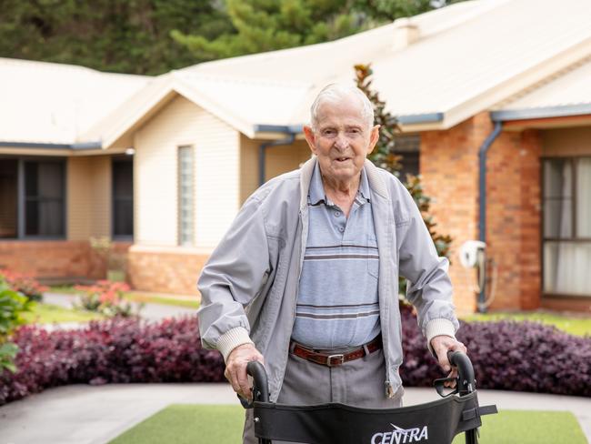 Ray Shephard, 96, was one of 170 people to take part in a pilot scheme. Picture: Supplied