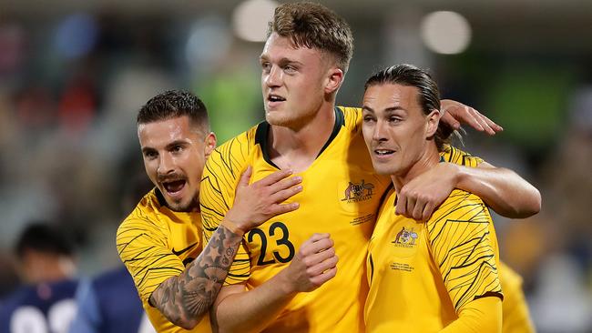 Harry Souttar of the Socceroos. Photo by Mark Metcalfe/Getty Images.