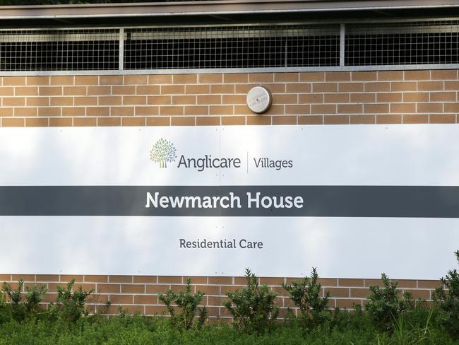 Anglicare Newmarch House a nursing home in Caddens where a nurse went to work for six days while feeling unwell and has since tested positive for coronavirus. Picture: Jonathan Ng