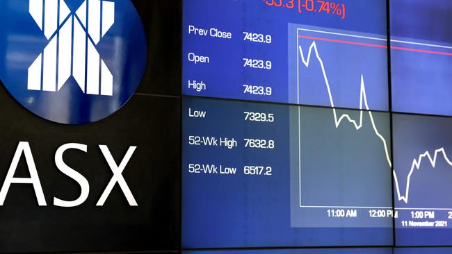 With the other banks down between 1.1 and 2 per cent, the fall in the lenders wiped a massive 63 points off the S&P/ASX 200 index. Picture: NCA NewsWire/Damian Shaw