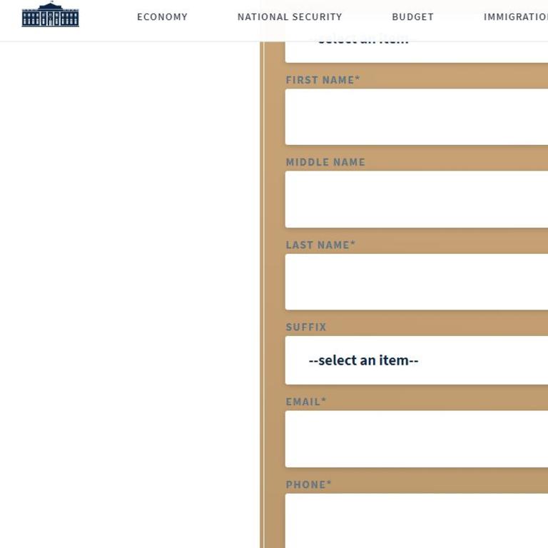 A screenshot from internet archive the Wayback Machine from Wednesday shows the field missing from the contact form.