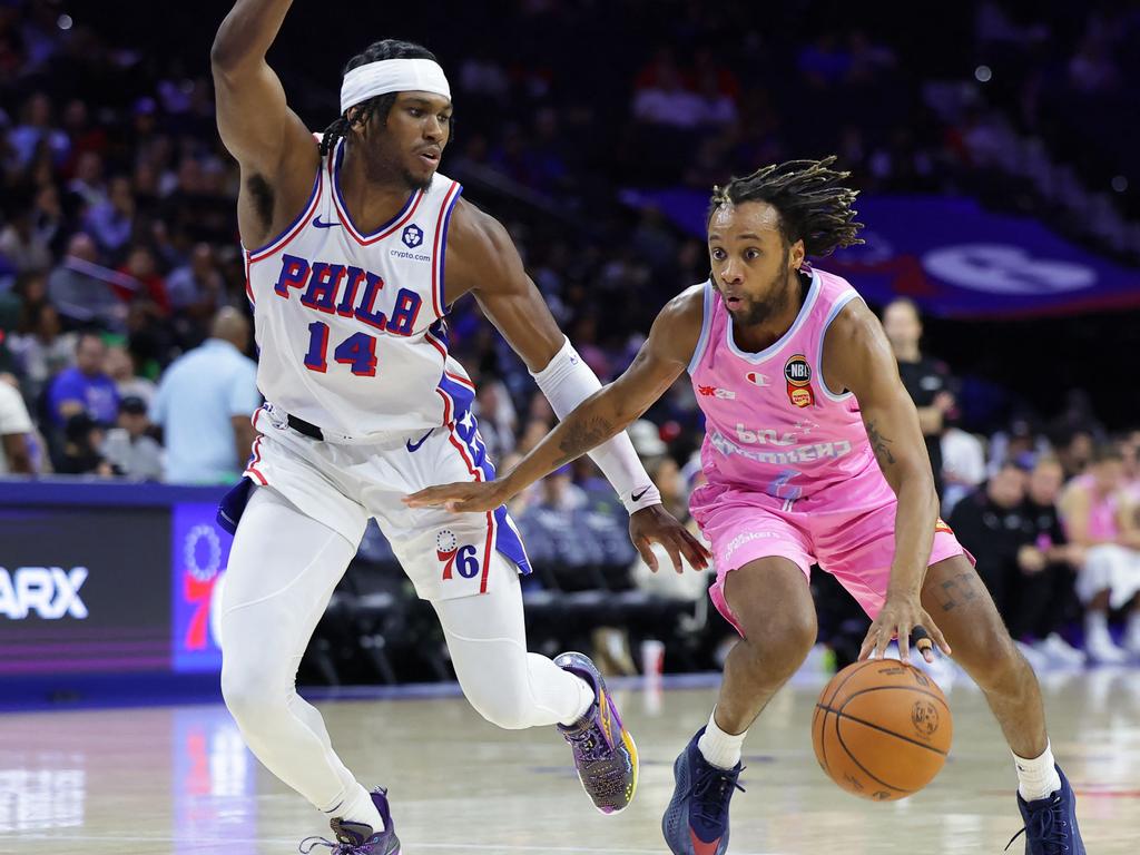 Philadelphia 76ers destroyed the New Zealand Breakers last week. Picture: Getty Images/ AFP