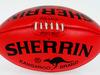 A Sherrin AFL football. Picture: David GERAGHTY