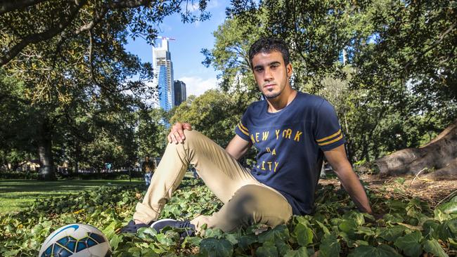 Al-Araibi was given refugee status in Australia five years ago. Picture: Ian Currie