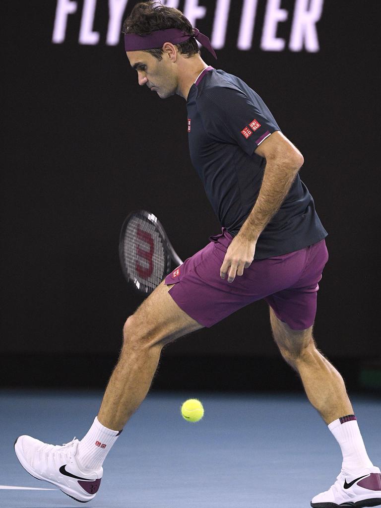 Switzerland's Roger Federer threw the kitchen sink at Novak.