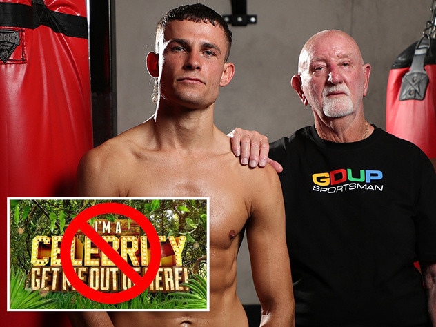 Trainer Johnny Lewis has dropped Olympic bronze medalist Harry Garside over his decision to go on a reality show. Picture: No Limit Boxing/Brett Costello