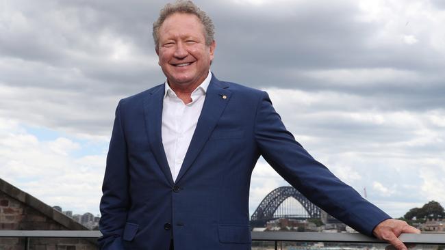 Andrew Forrest said Australia must lead the way to become a global green hydrogen superpower. Picture: NCA NewsWire / David Swift