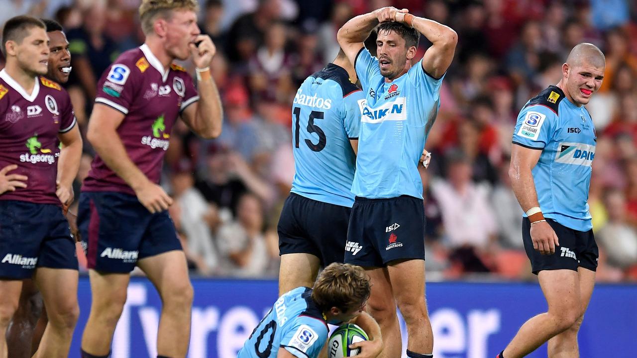 The Waratahs lost by a record margin to the Reds — and there is more pain on its way. Photo: Getty Images
