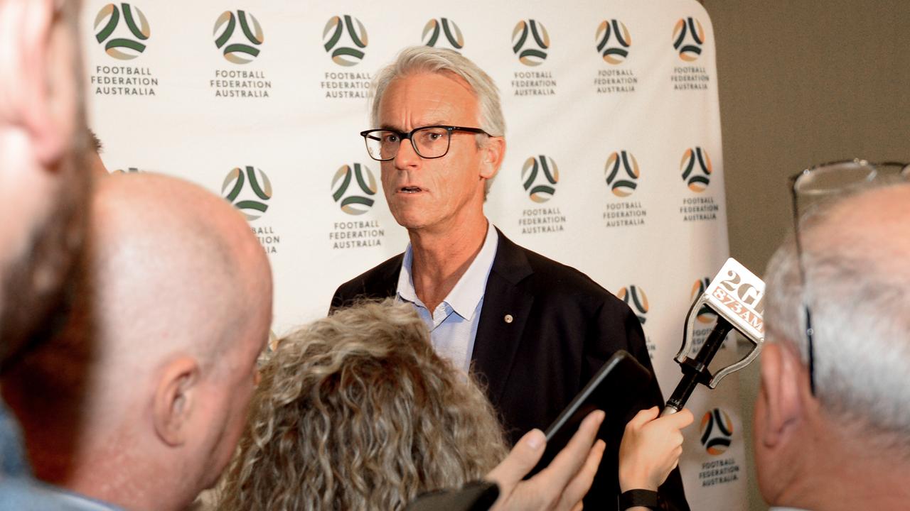 The Australia football community has reacted to FFA CEO David Gallop’s bizarre press conference