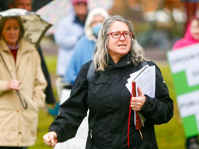 Linda Poulton is running for council. Ms Poultan was the president for the Westbury Residents Against the Prison. Picture: PATRICK GEE