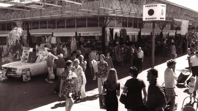 Preston Market soon after it opened in 1970.