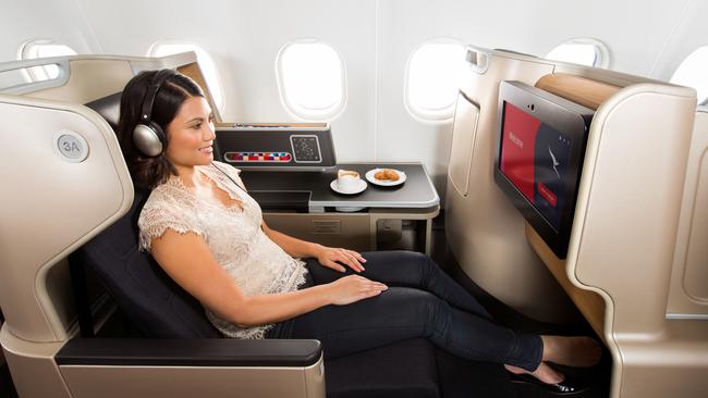 Qantas Airbus A330 business suite Image supplied by Qantas