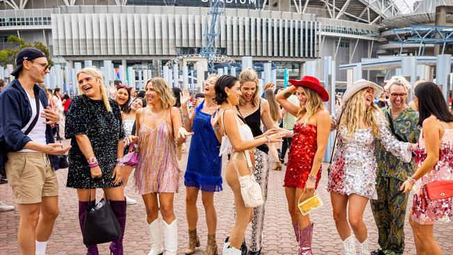 Swifties were out in full force last night at Swift’s final show in Sydney. Picture from NCA NewsWire/ Ben Symons.