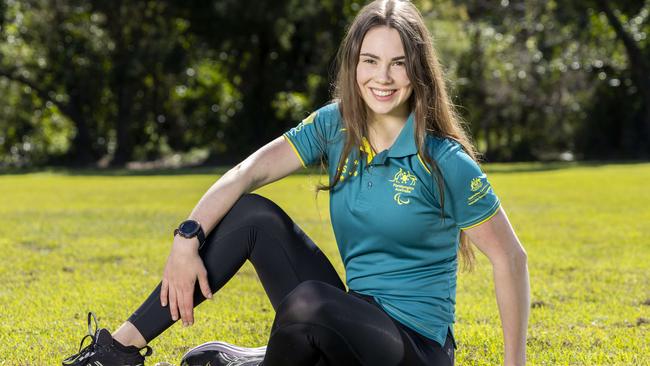 Queensland Paralympian and Griffith University student Abby Craswell, Friday, August 2, 2024 - Picture: Richard Walker