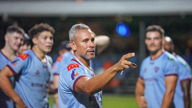 CQ Capras' head coach Lionel Harbin. Photo: Luke Fletcher