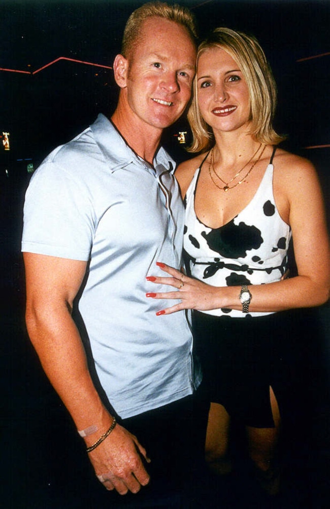 Trevor and Kelly Groves at Melbas, 2000.