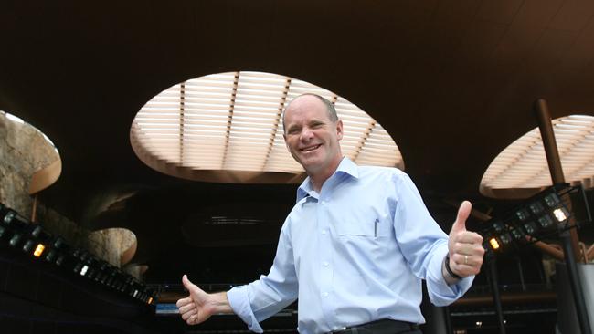 Then Brisbane Lord Mayor Campbell Newman at the opening of the Clem7 Tunnel.