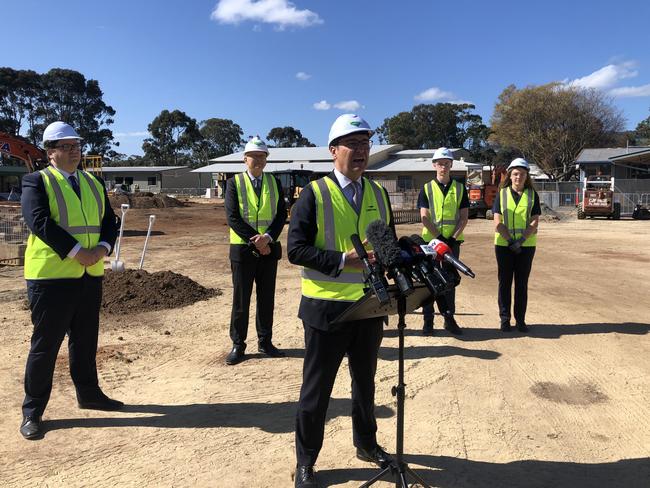 South Australian Premier Steven Marshall addressing the media on 02/09/20 Picture: Emily Cosenza