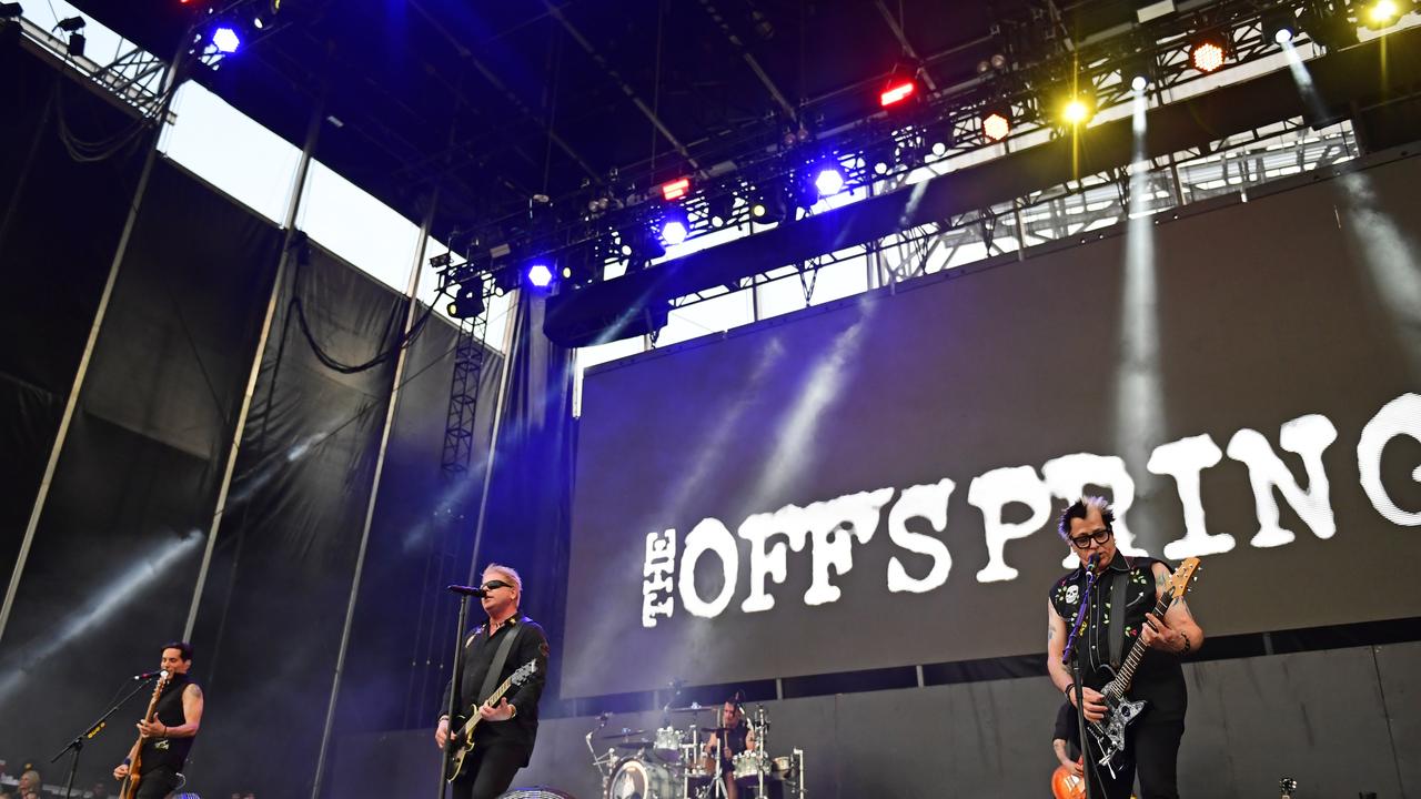 The Offspring have booted drummer Pete Parada from the band for refusing the vaccine. Picture: Getty Images