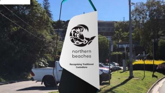 An artist's impression of the chosen entry marker sign to be installed at three locations in the council area. Picture: Supplied