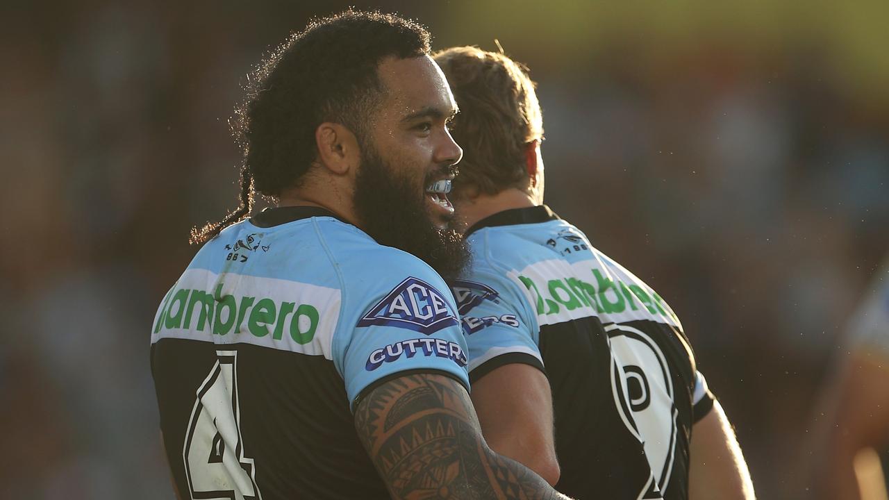 Siosifa Talakai ran for over 150m against the Titans on Saturday. Picture: Mark Kolbe/Getty Images