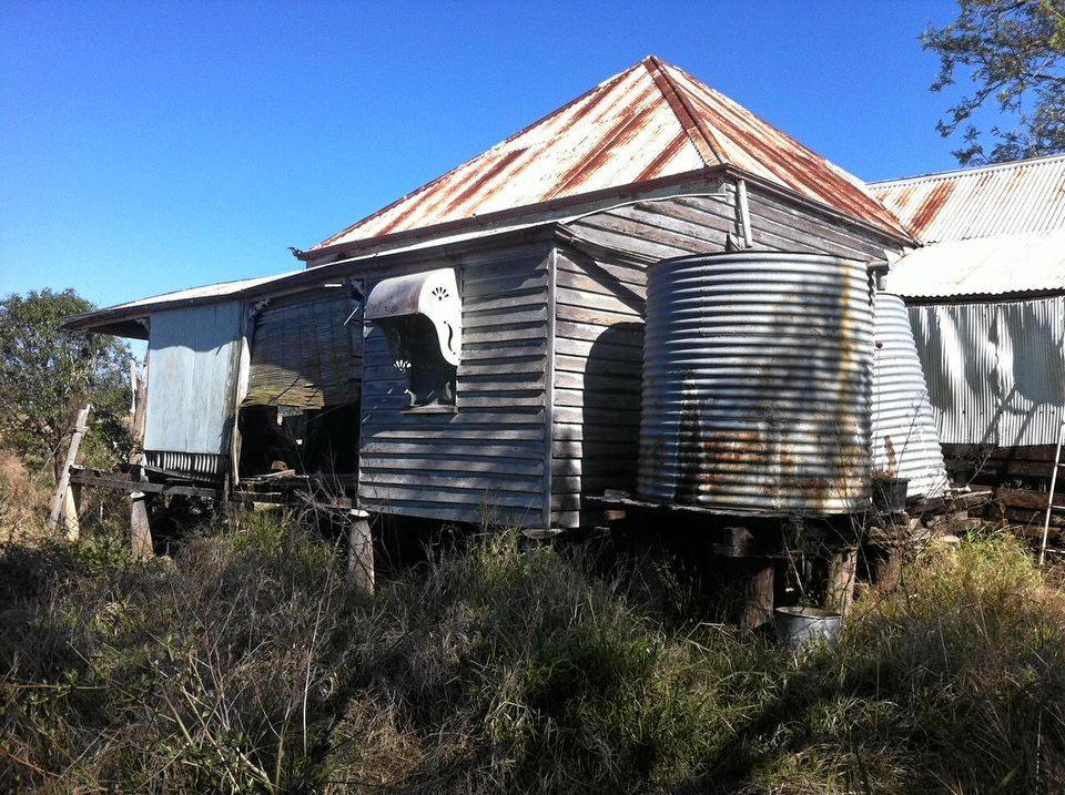 Troy Nothdurft and Phillip Coleman renovated this farmhouse in Ropeley. Picture: Contributed