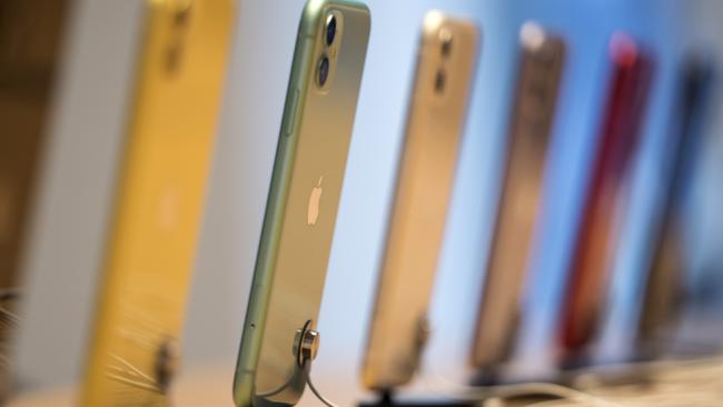 Apple’s iPhone 11, iPhone 11 Pro and iPhone 11 Pro Max smartphones are expensive. But telcos have come up with a plan to make the phones more accessible. Picture: Getty Images