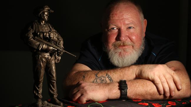 Mick Quinn started the Victorian Veterans Advocacy Centre to support war veterans. Picture: Stuart Milligan