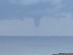 Water spout off coast of Sydney