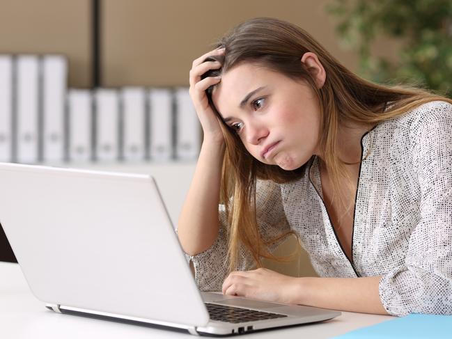 About 45 per cent of sales workers now rate their mental health as “negative”. Picture: iStock