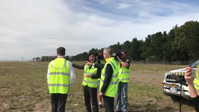 Opening of new runway extension at Hobart Airport