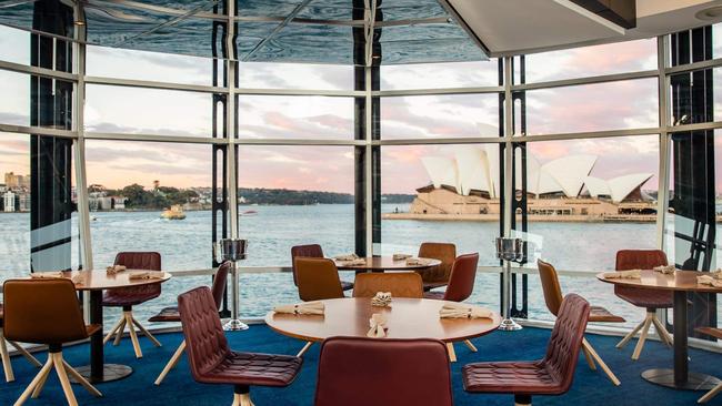 The view from Quay Restaurant in Sydney, where Peter Gilmore is executive chef. Picture: Nikki To