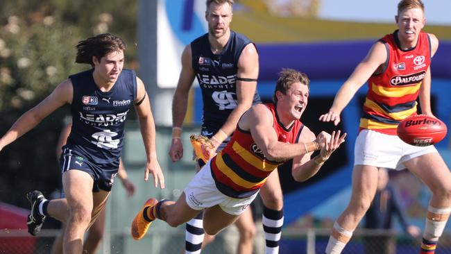 Crouch in the SANFL on the weekend. (SANFL Image/David Mariuz)