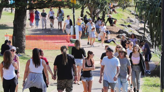 Burleigh Hill is often bustling. Picture: Glenn Hampson