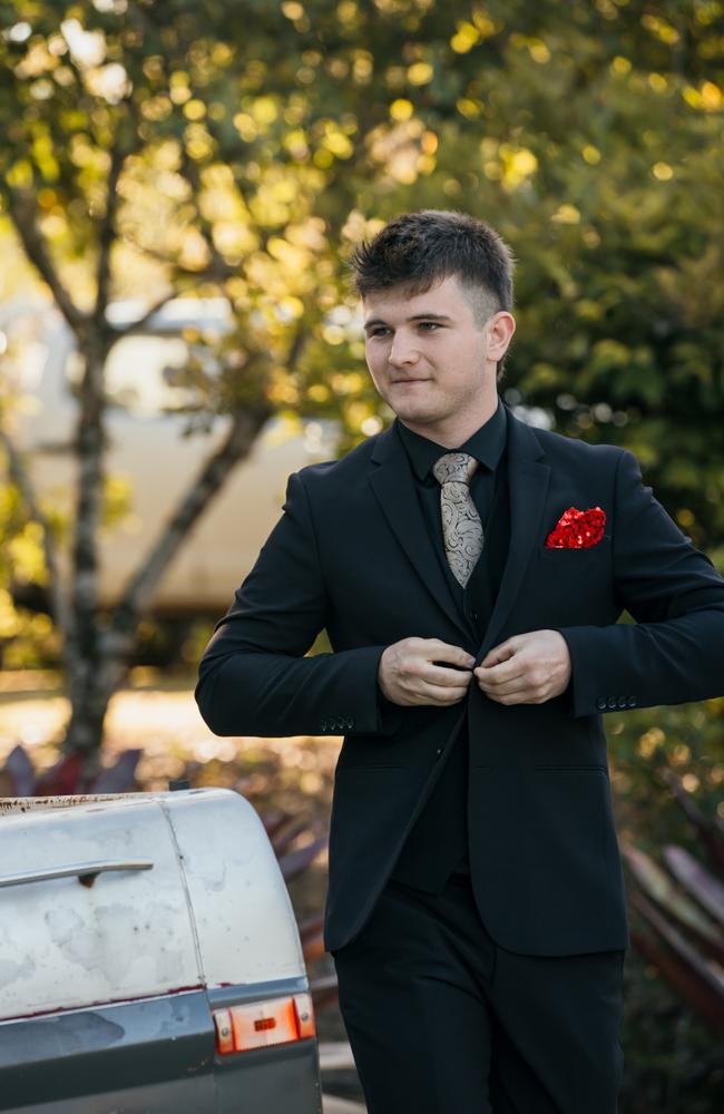 Archie at the Glasshouse Christian College formal. Picture: Jordan Bull of JBull Photography