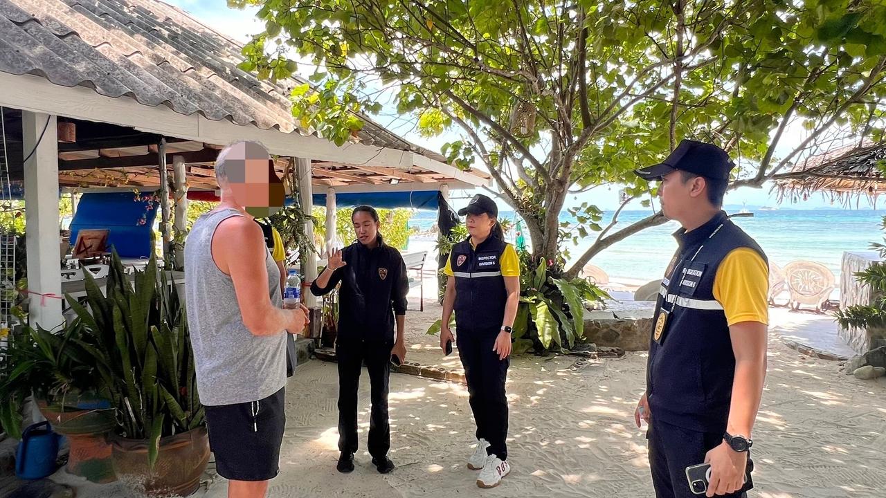 Thai authorities discovered Mr Richardson (left) was the subject of an Interpol Blue Notice and informed Australian authorities. Picture: Asia Pacific Press