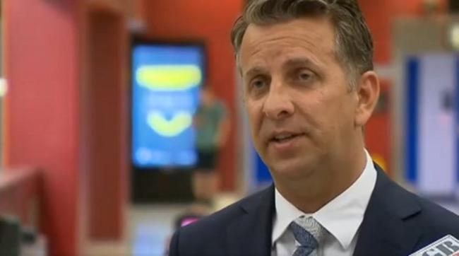 NSW Transport Minister Andrew Constance is under pressure due to the train stuff ups. Picture Nine News