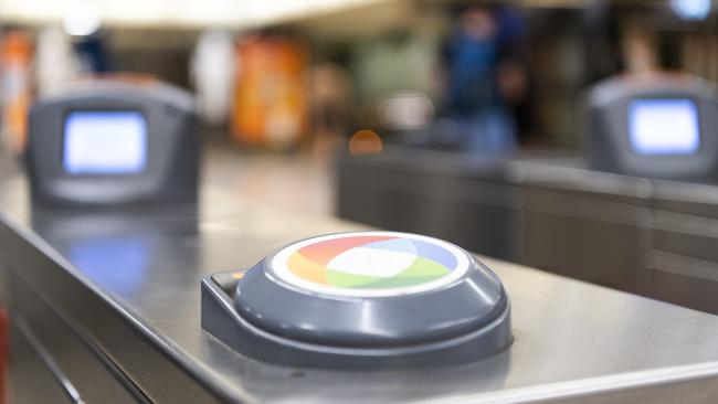 Cubic operates Sydney’s Opal contactless fare collection system, among others. Picture: NCA NewsWire / Monique Harmer