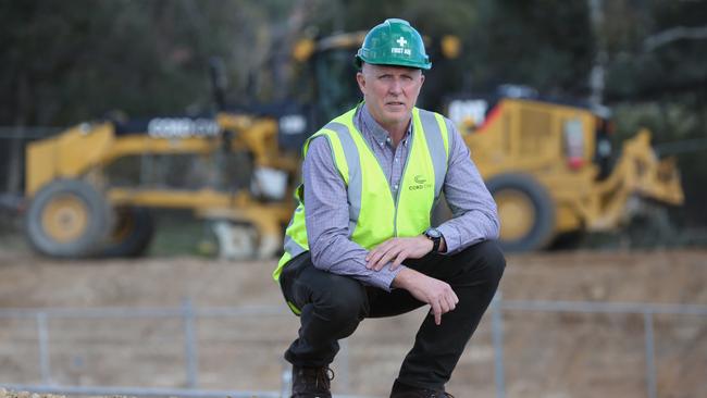 Canberra builder Nigel Forde fears not signing a CFMEU deal will cost him work. Picture: Ray Strange.