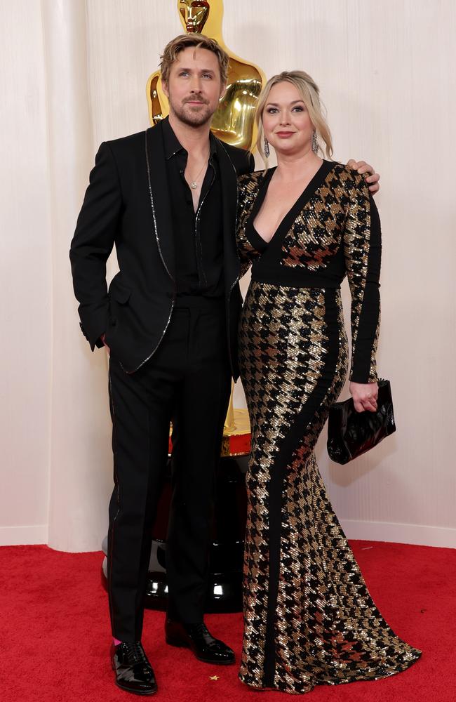 Ryan Gosling and sister Mandi Gosling. Picture: Aliah Anderson/Getty Images