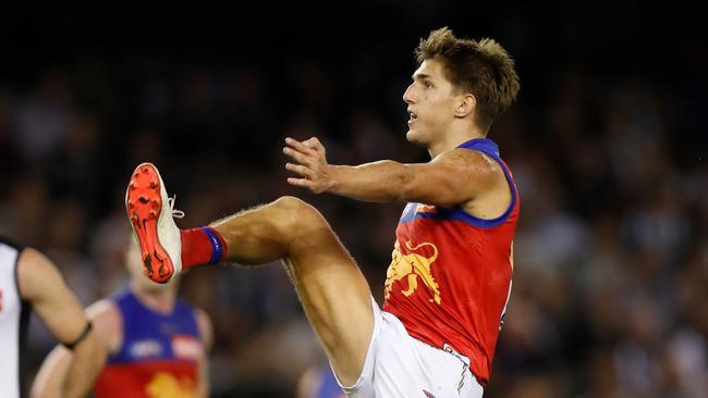 Zac Bailey sank the Magpies with the winning goal after the siren. Picture: Getty Images