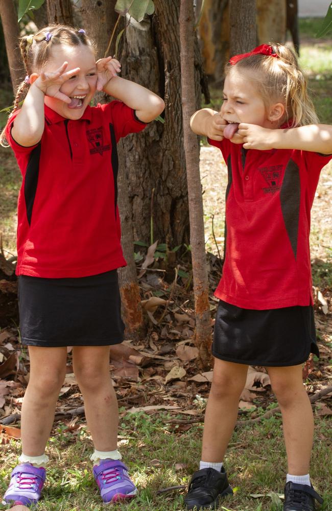 Bullyard State School Preps Kyanne and Isla-May.