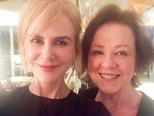 Actress Nicole Kidman with her mother Janelle Kidman. Picture: Instagram