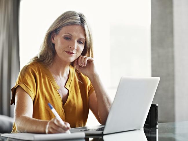 Photo is a generic older person studying - not Lyndall Wolffe.