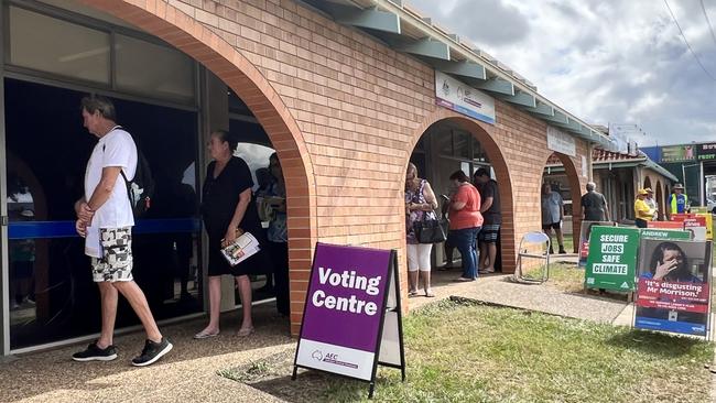 The Hinkler electorate also has the highest numbers in Queensland for pre-polling.