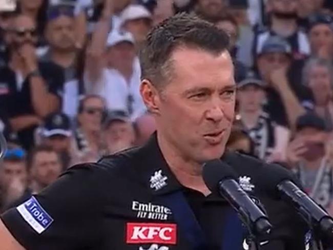 Pies coach drops Grand Final bombshell